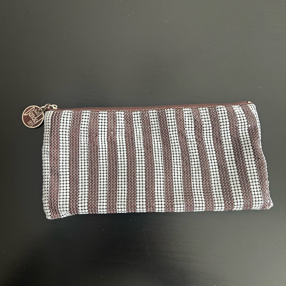 Henri Bendel Sequin Stripe Pouch
